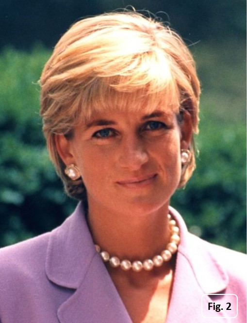 Diana de Gales a los 36 años